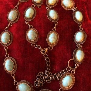 Vintage faux torquiest conhas belt/ necklace